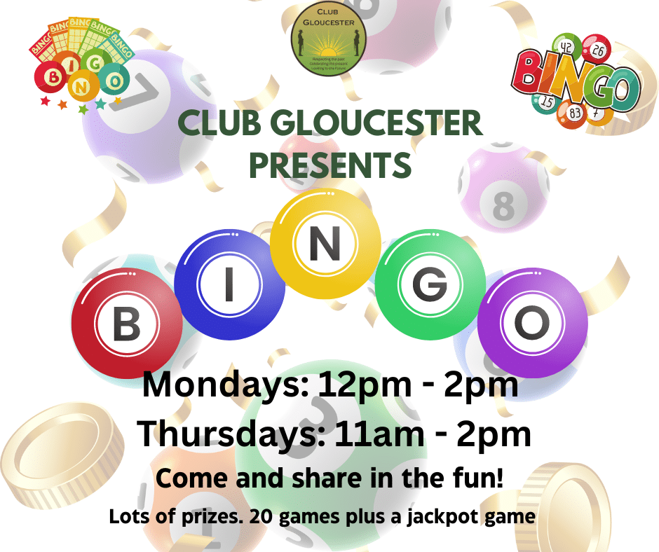 Bingo at Club Gloucester