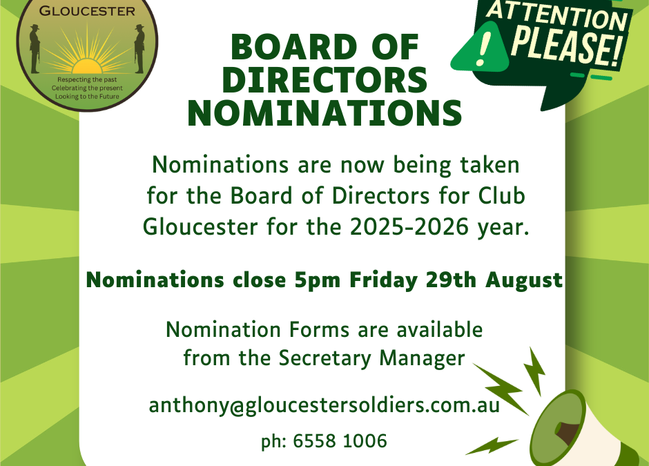 Board of Directors Nominations