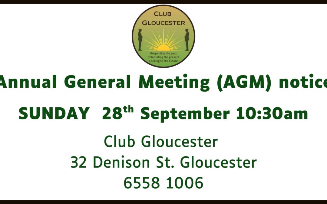 Notice of AGM
